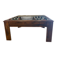 Coffee Table with Tempered Glass