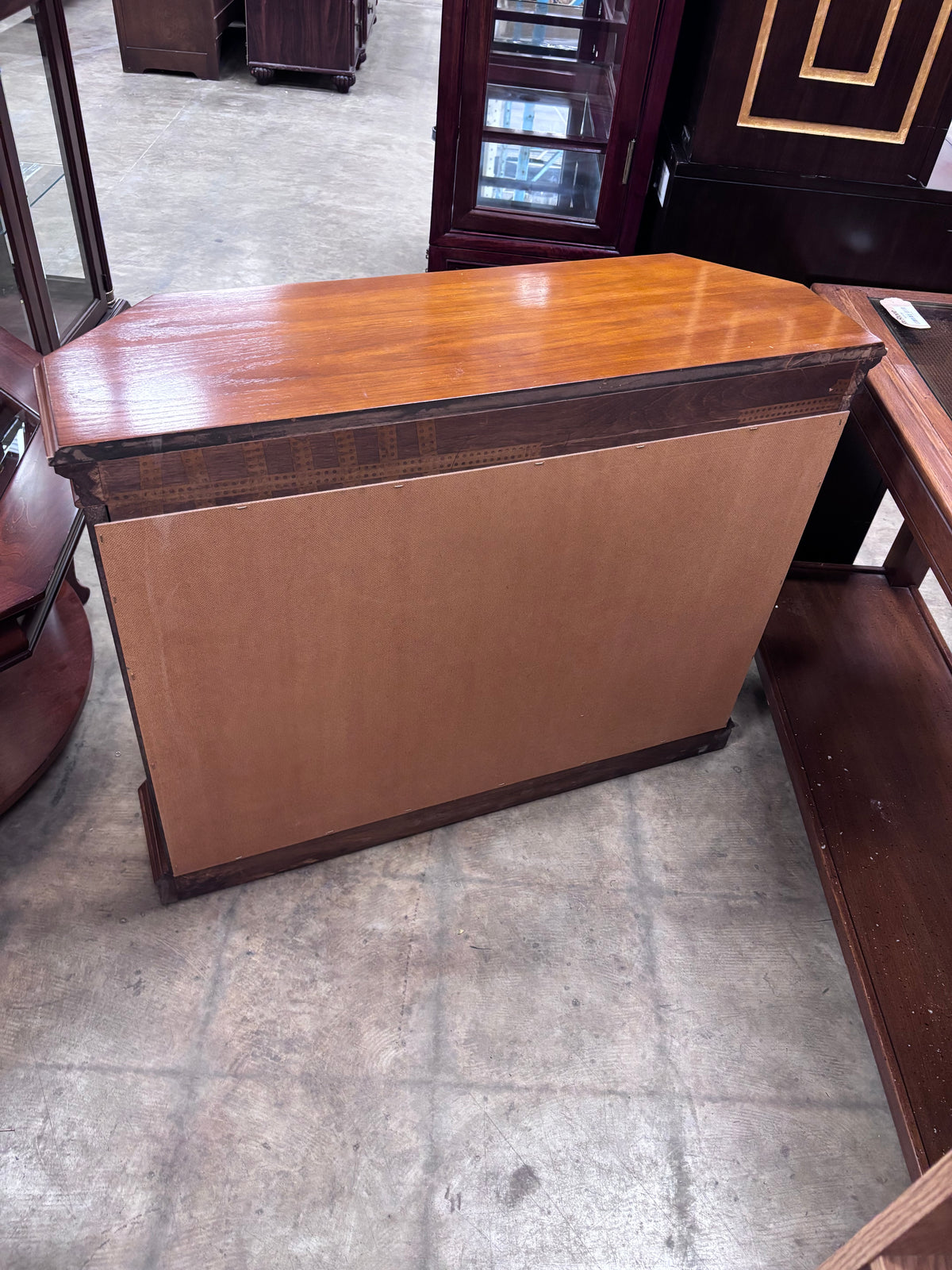 Medium Brown Wood Buffet Cabinet