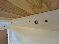 White and Oak Kitchen Island (Never Been Used)