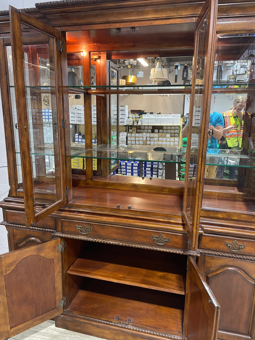 Regal China Cabinet with Hutch