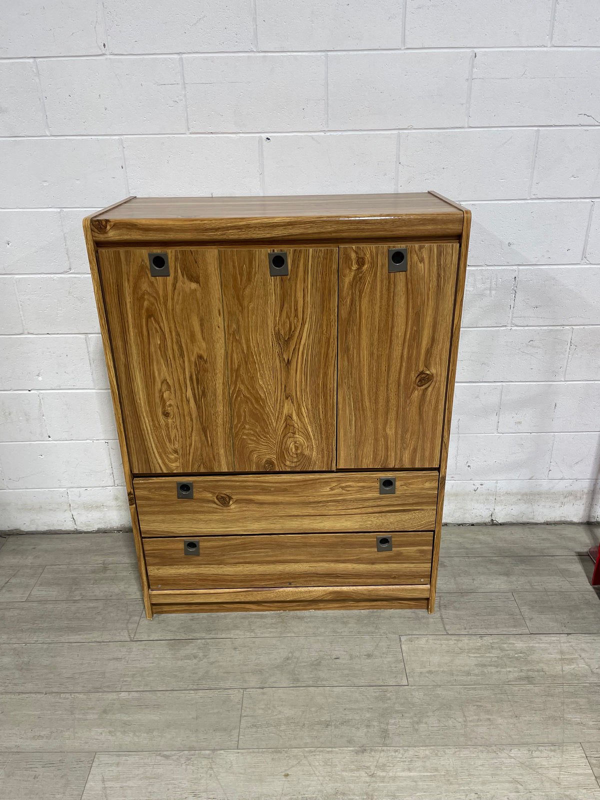 Tall Boy Dresser - Faux Wood