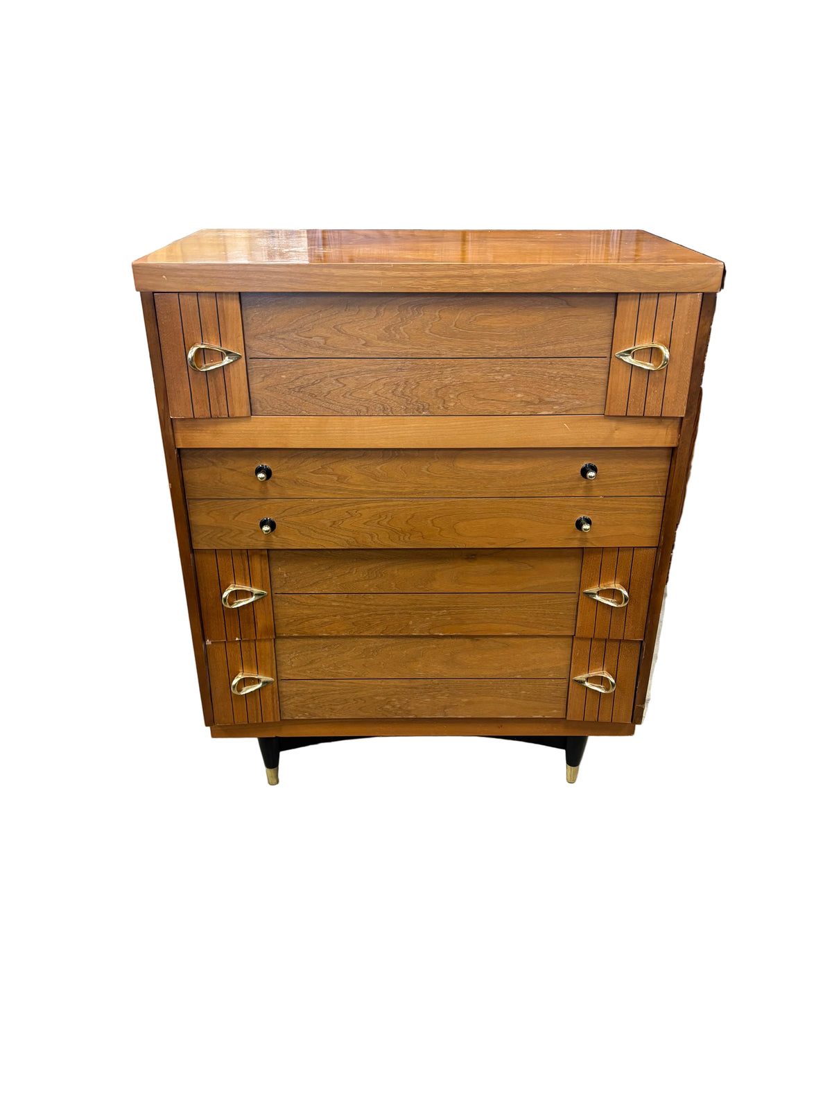 Mid-Century Wooden Chest of Drawers