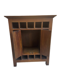 Solid Wood Wine Storage Cabinet