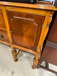 Vintage Honey Brown Sideboard W/Drawers