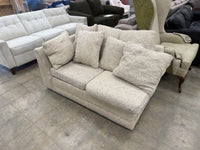 Light Off-White Half Sectional