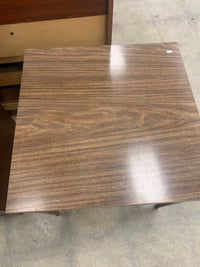Veneer Wood Grain Accent Table