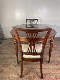 Solid Wood Dining Table with 2 Chairs