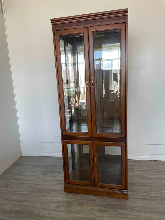 30"W Solid Wood Display Cabinet