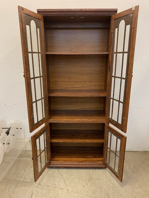 Window Pane Wooden Cabinet