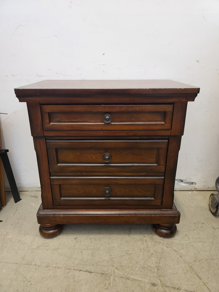 29" Dark Brown Nightstand
