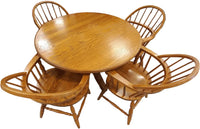 Wooden Dining Table with 4 Chairs