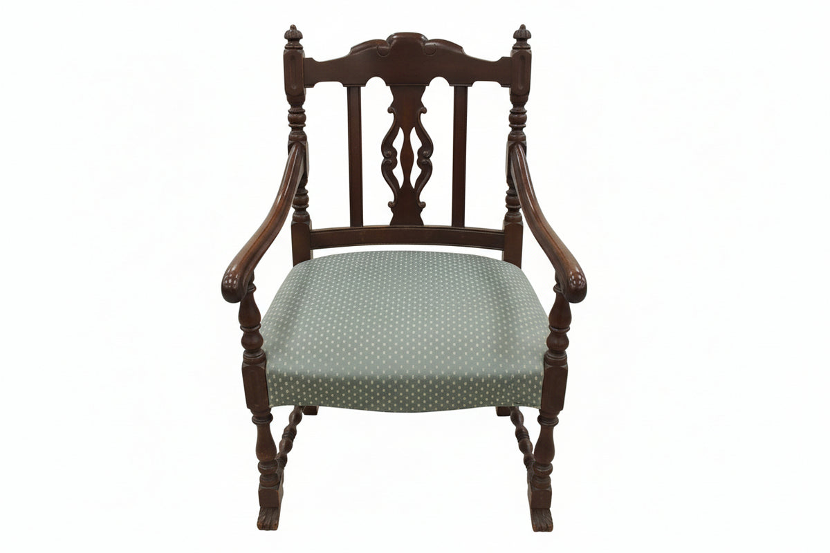 Antique Green Chair