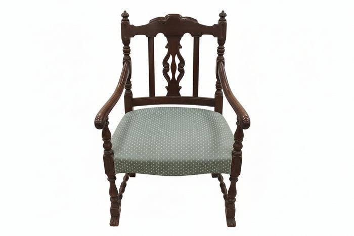 Antique Green Chair