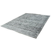 8x10-ft Cotton & Chenille Area Rug - Hazy Charcoal