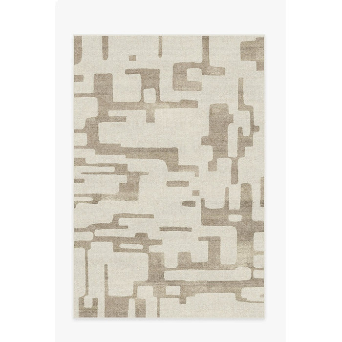 8x10-ft Holme Tufted Rug in Ivory & Natural