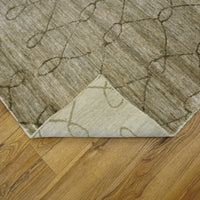 5x7-ft Viscose Area Rug - Mambasa Camel 7091F