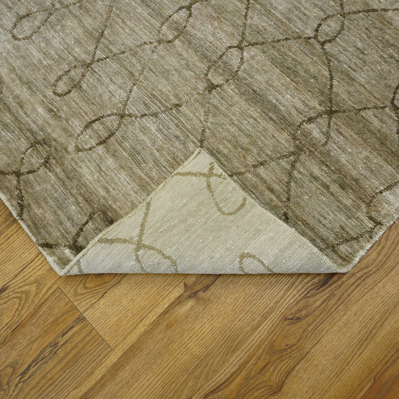 5x7-ft Viscose Area Rug - Mambasa Camel 7091F