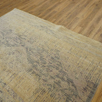 8x10-ft Wool & Silk Area Rug - Silk Elements Beige SKE27BGE