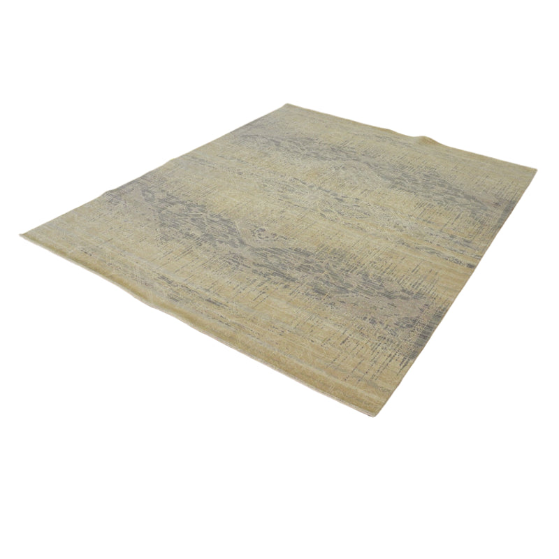 8x10-ft Wool & Silk Area Rug - Silk Elements Beige SKE27BGE