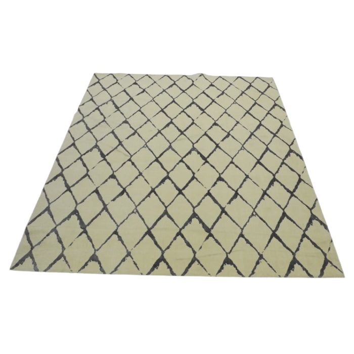 8x10-ft Luxcelle & Wool Area Rug - Twilight Ivory/Grey