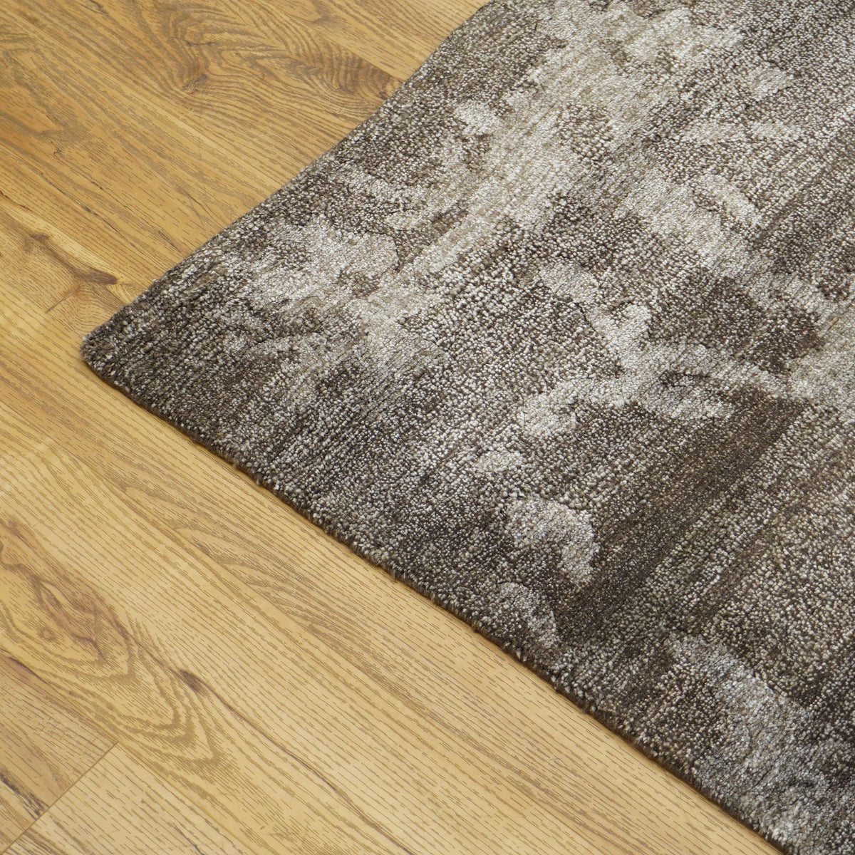 8x10-ft Wool Area Rug, Silk Shadows Abstract