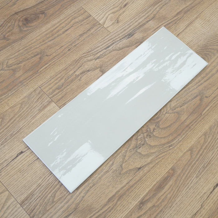 8x24-inch Grisha Backlash Ceramic Tiles in Linen - 12 sq. ft. (9pcs)