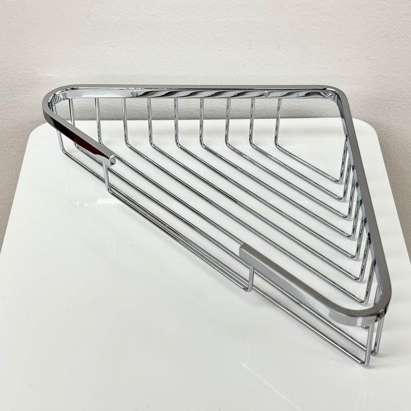 9.5-Inch-Corner-Soap-Basket-in-Polished-Chrome-2735-bathroom-hardware-accessories-habitat-restore-gta