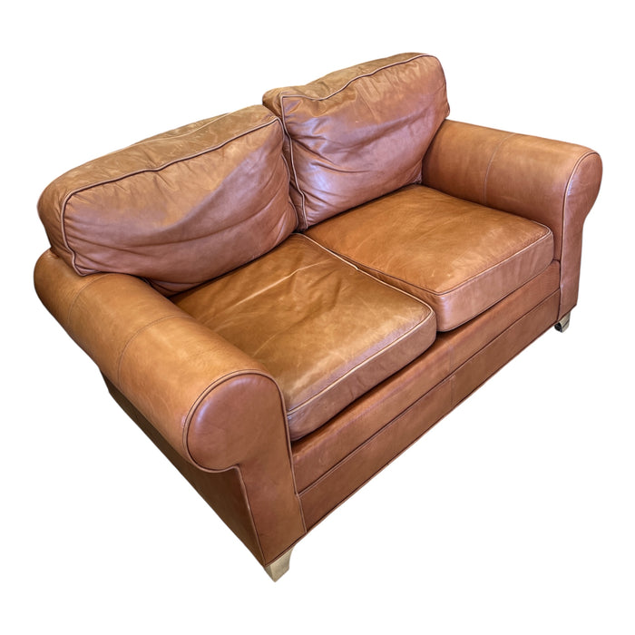 Top Grain Leather Loveseat