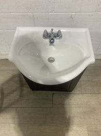 Vanity with Oval Sink
