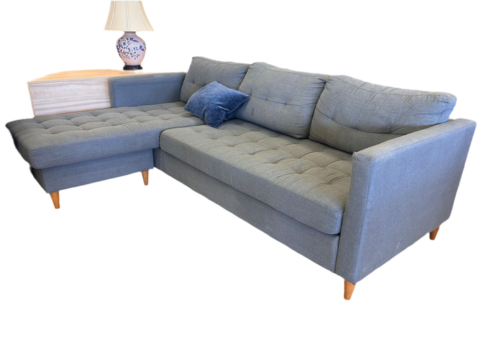 Grey Corner Sofa - Sectional