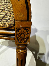 ETHAN ALLEN French Louis XVI Style Balloon Back Arm Chair