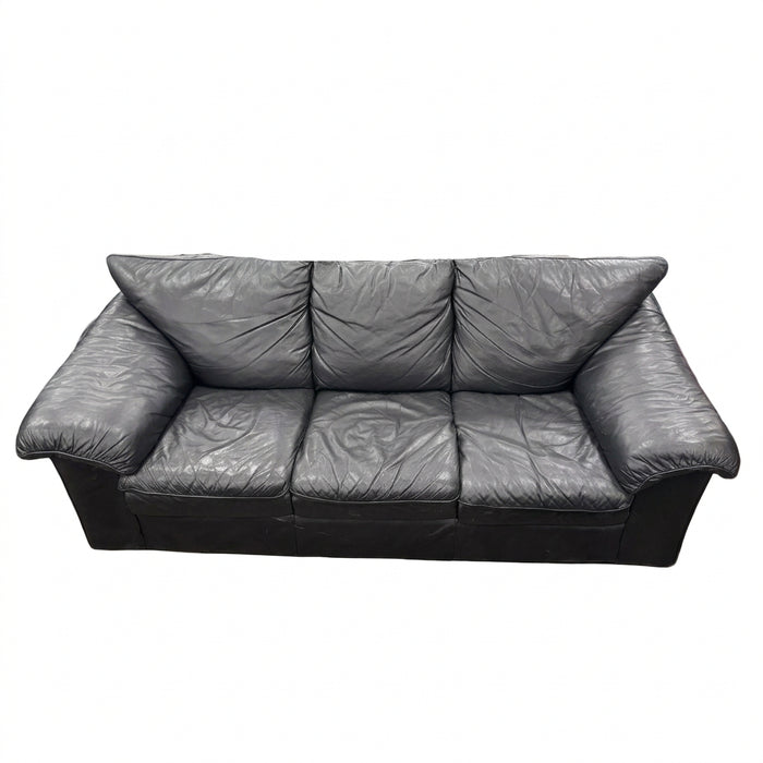 Modern Black 3-Seater Sofa