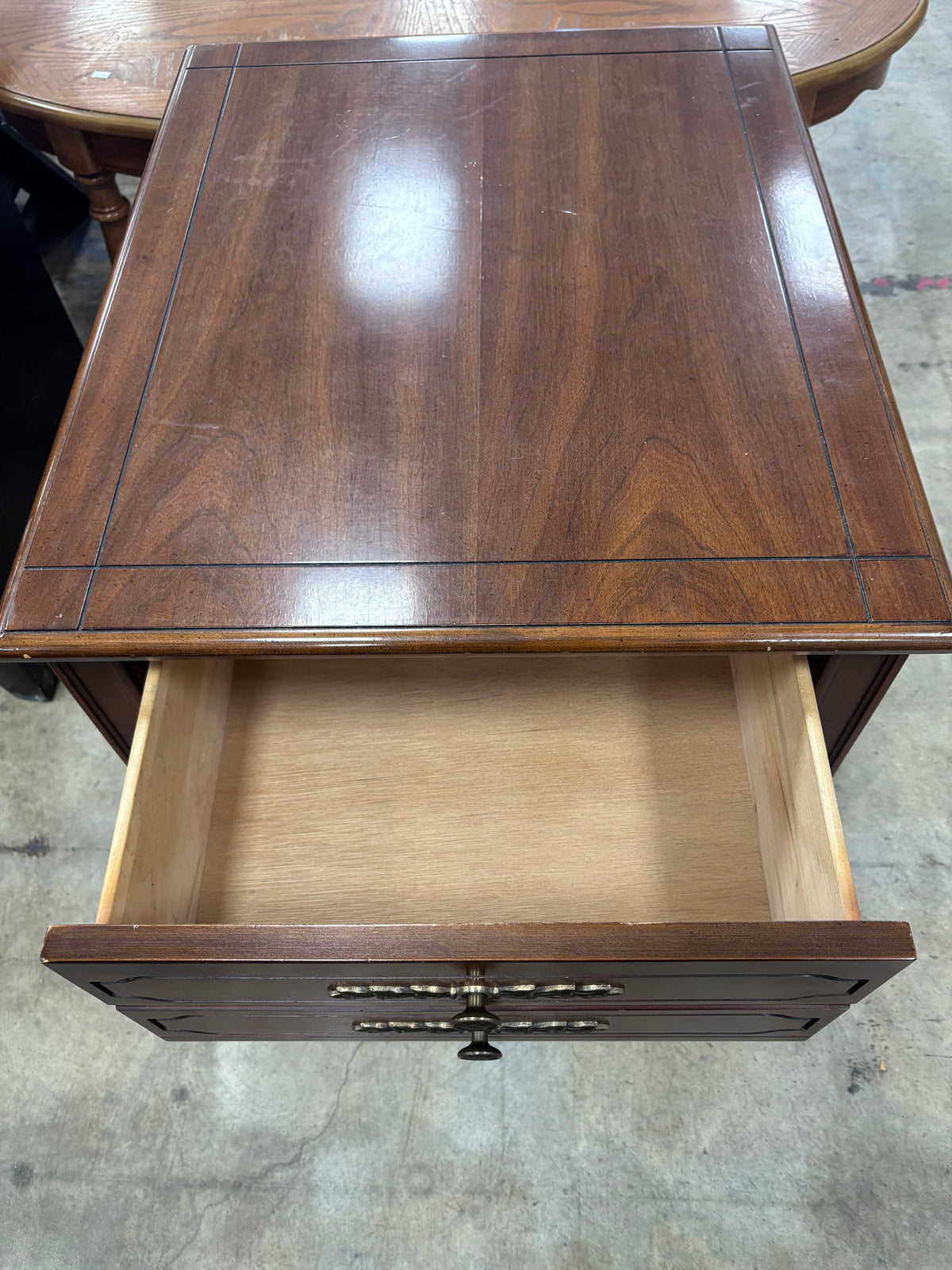 Traditional Wooden End Table