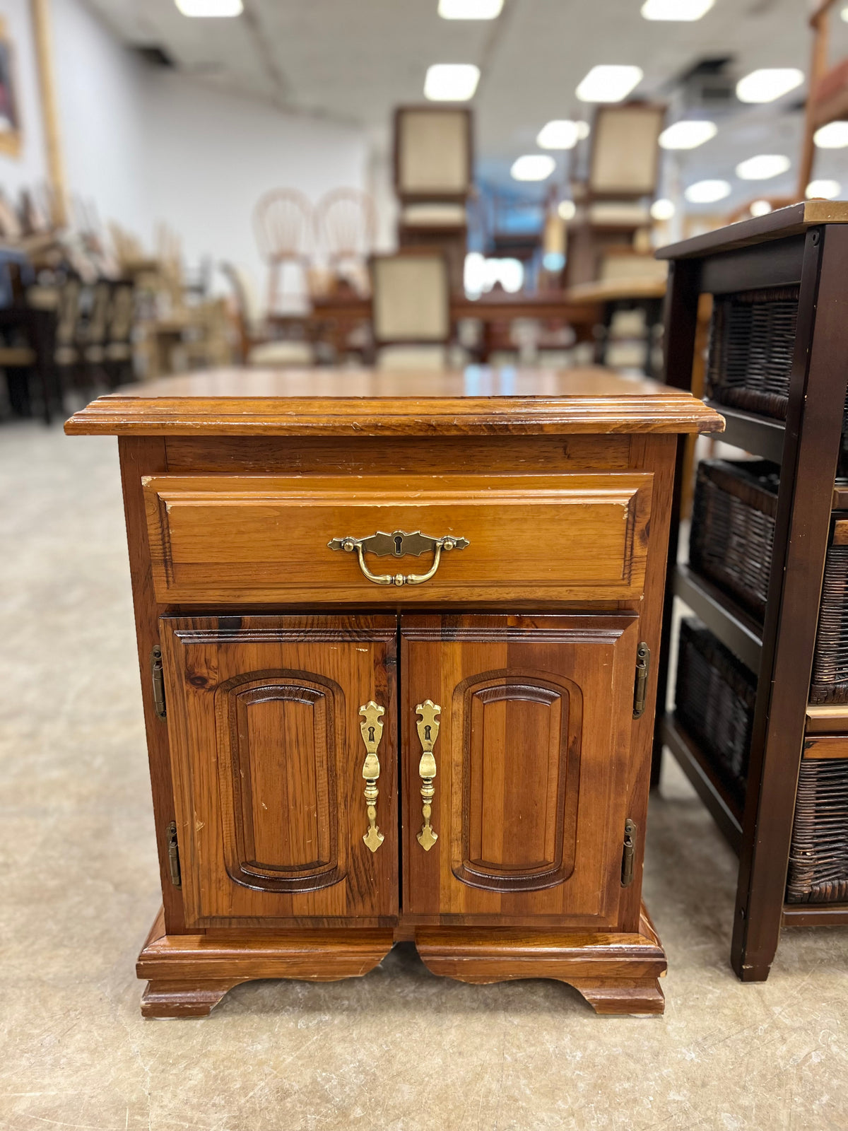 Small Brown Side Table