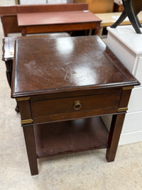 Dark Chocolate Brown Side Table