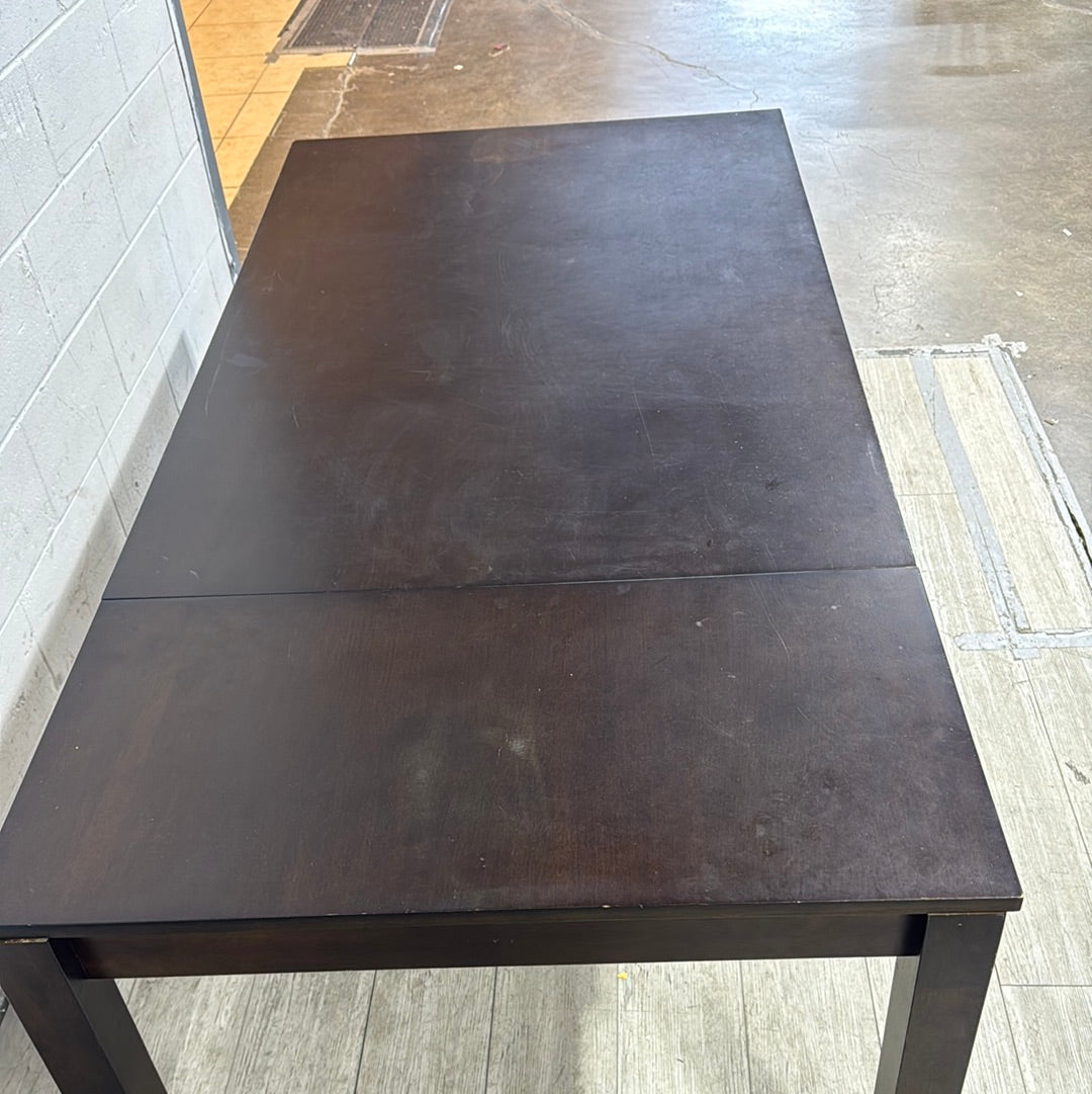 Espresso Brown Dining Table