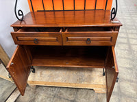 Wrought Iron & Wood Baker's Rack