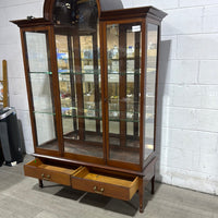 Dome Top Vintage Glass Cabinet