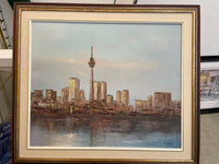 Artwork - Original oil painting by Canadian artist Rose Schul - Toronto Skyline
