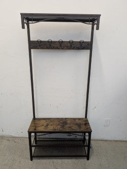 Hall Tree With Coat Rack