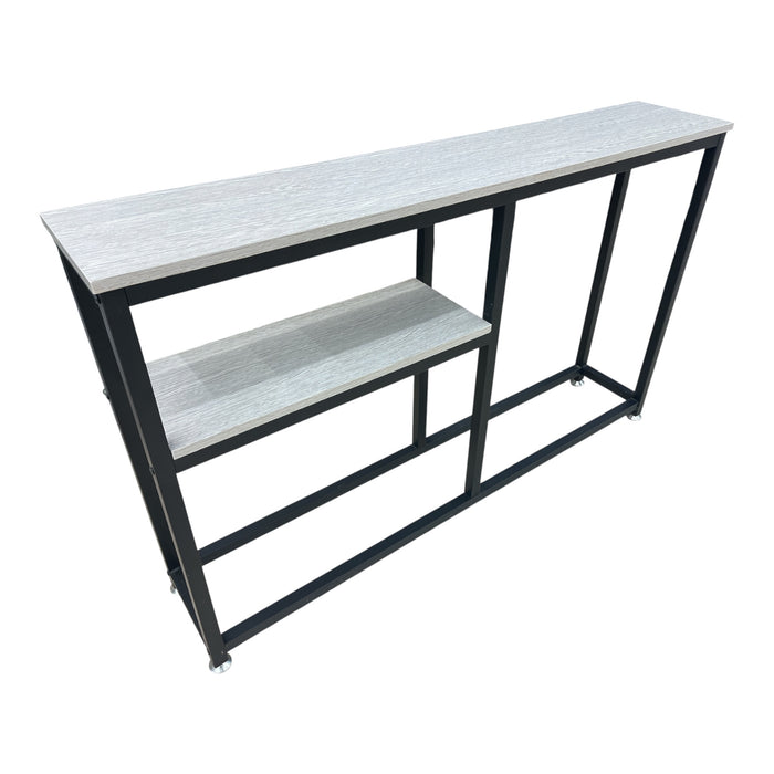 Modern Industrial Grey Console Table