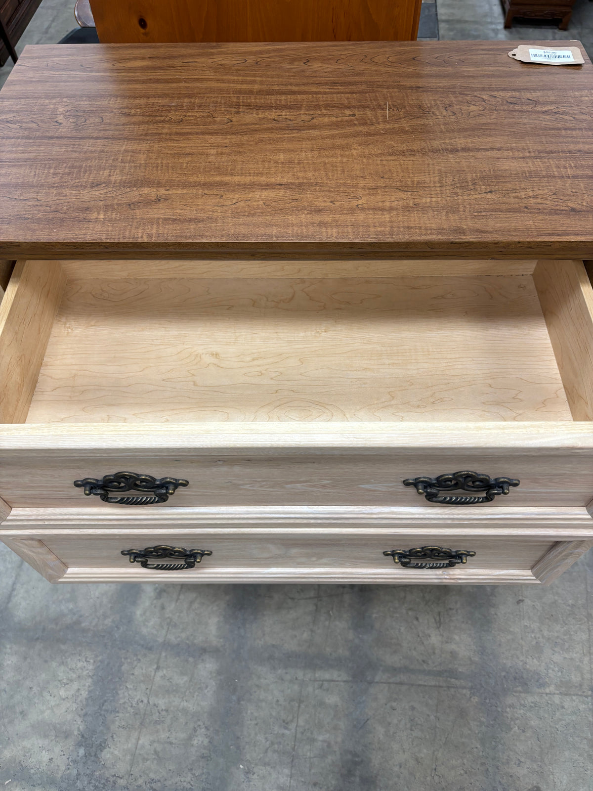 Light Wood Tallboy Dresser