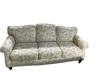 Cream Floral Patterned Sofa