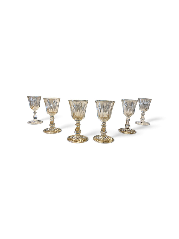 RCR "Victoria" Crystal Cordial Glasses - Set of 6 with Original Box