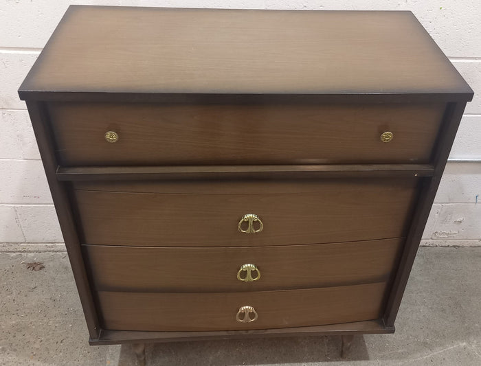 Mid-Century Modern Style Wooden Dresser with Four Drawers