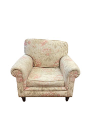 Upholstered Floral Armchair