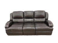 Greyson Leather 3-Seater Reclining Sofa
