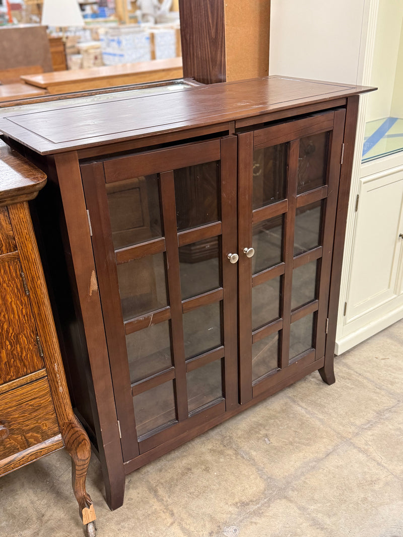 Dark Brown Storage Cabinet