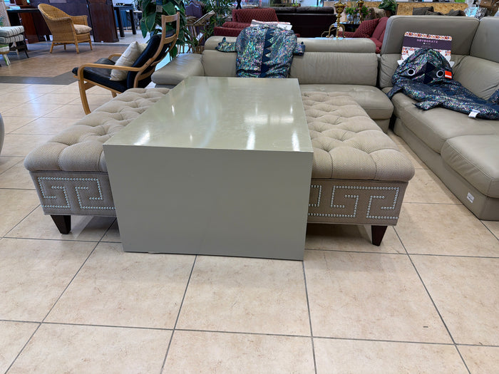 Modern Tufted Ottoman/Coffee Table
