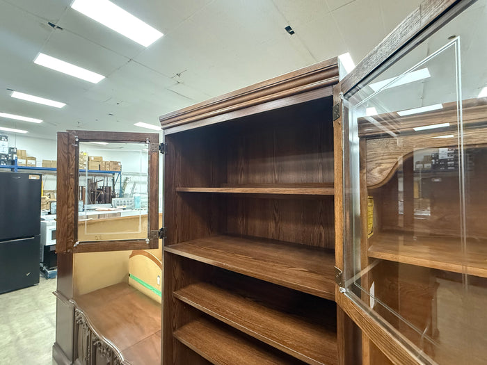 Dark Brown Wooden Shelving Unit